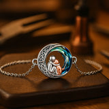 Säädettävä Happy Dog -hopearannekoru