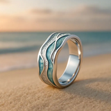 Tenger olet Strand Hullámainak Aurora Gyűrűje